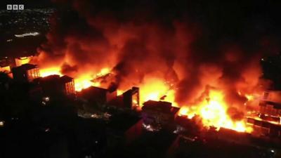 Fire in Hargeisa, Somaliland