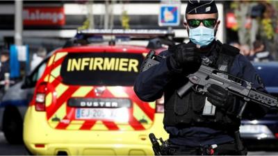 Policeman in Nice