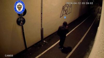 CCTV footage of killer