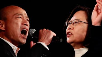 Taiwan's political rivals