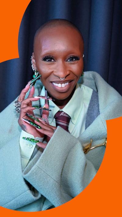 Cynthia Erivo smiling at the camera