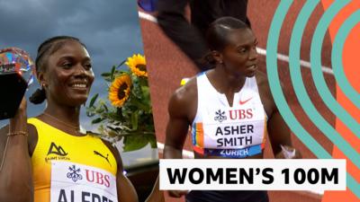 Julien Alfred and Dina Asher-Smith