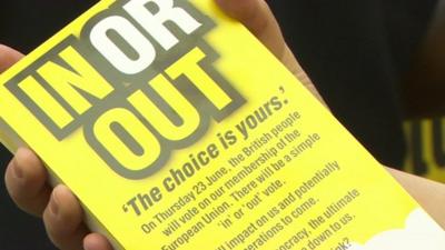 Register to vote leaflet