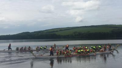 Dragon boats