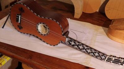 A guitar made by Chris Large