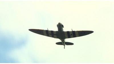 Spitfire flypast