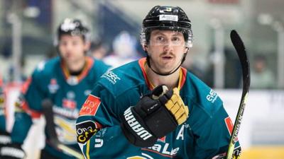 Ben Lake hit a hat-trick for Belfast Giants in Coventry