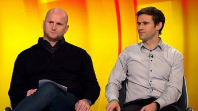 John Hartson and Kevin Kilbane