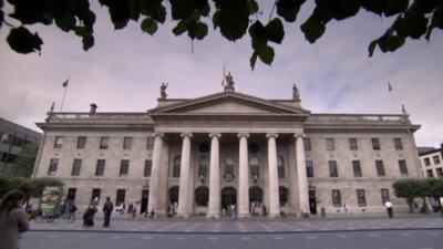 Dublin's General Post Office (GPO) was the headquarters of the 1916 rebel leaders