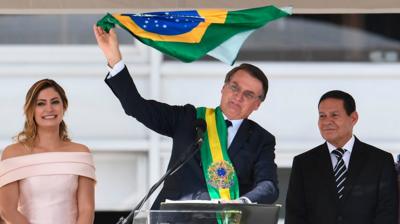 Jair Bolsonaro takes office