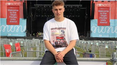 Singer Sam Fender says it is "fantastic" the North East is leading the way on gigs returning.