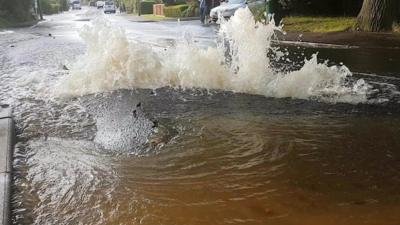 Water leak in Totton