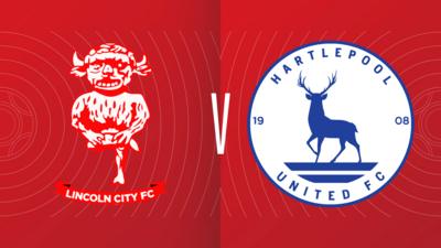 Lincoln City v Hartlepool United