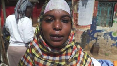 woman in Kibera slum