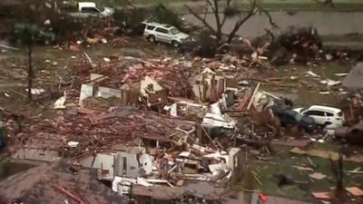 Tornado damage