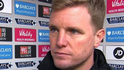 Bournemouth manager Eddie Howe
