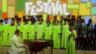 A performance at the Harlem Culture Festival