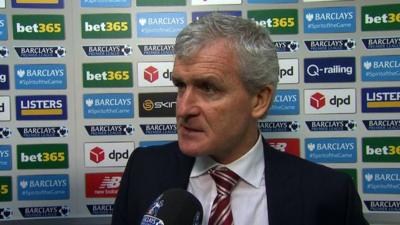 Stoke manager Mark Hughes