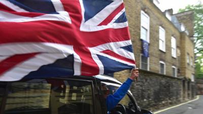 Union Jack and black cab