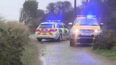 Emergency services at Hemsby