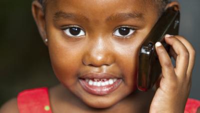 girl talking on the phone