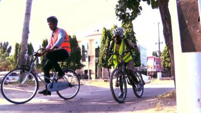 Cycling in Dar es Salaam