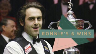 2001-2020 - action from all six of O'Sullivan's previous world title wins