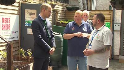 The Duke at Men's Sheds