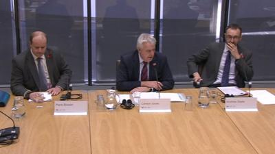 Carwyn Jones at a committee hearing