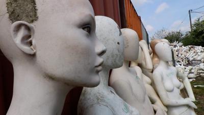 mannequin graveyard