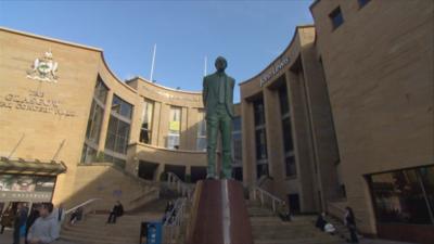Statue of Donald Dewar