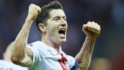 Poland striker Robert Lewandowski