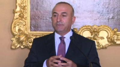 Turkish Foreign Minister Mevlut Cavusoglu