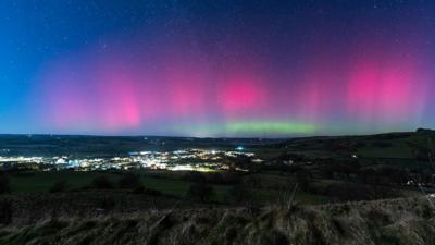 aurora borealis Tregaron