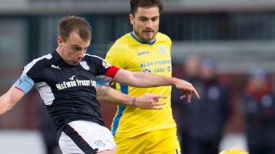 Dundee and St Johnstone players