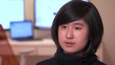 Teenage coder Emma Yang who created the Timeless app for people with Alzheimer's