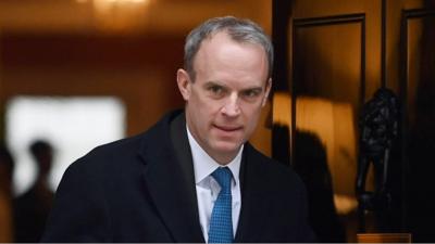 Dominic Raab in January