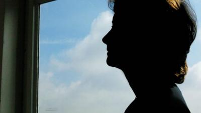 Silhouette of woman