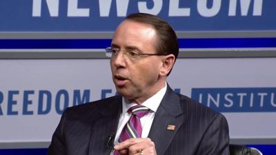 US Deputy Attorney General Rod Rosenstein