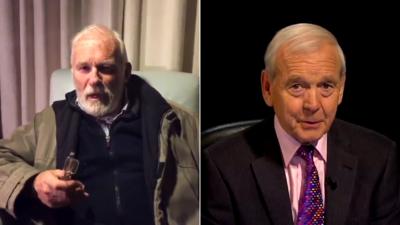 Ian McElhinney and John Humphrys