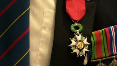 Legion d'Honneur pinned to a jacket