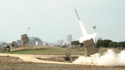 Iron Dome in action