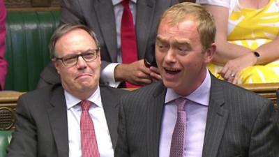 Tim Farron at PMQs