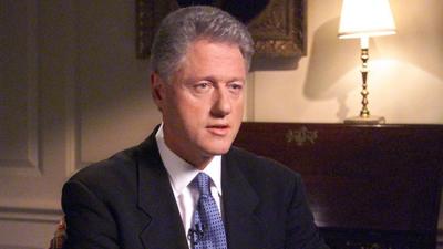 (File photo 17 August 1998) of US President Bill Clinton