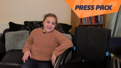Annabel and her wheelchair