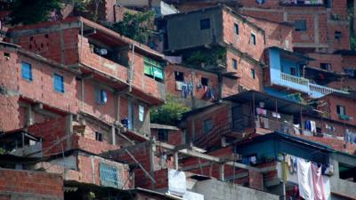Slum in Caracas, Venezuela
