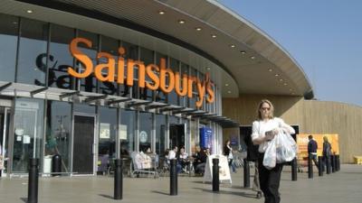 Exterior of Sainsbury's store