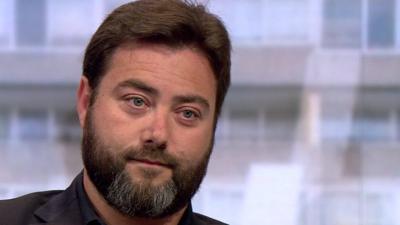 UKIP's Carl Benjamin hears reactions from abuse survivors to his rape comments about a Labour MP.