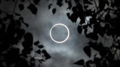 The ring of fire eclipse