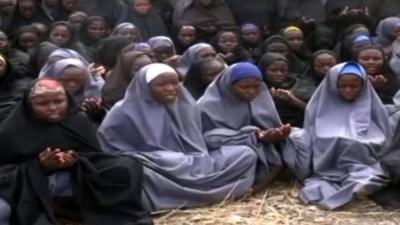 Chibok schoolgirls - file image